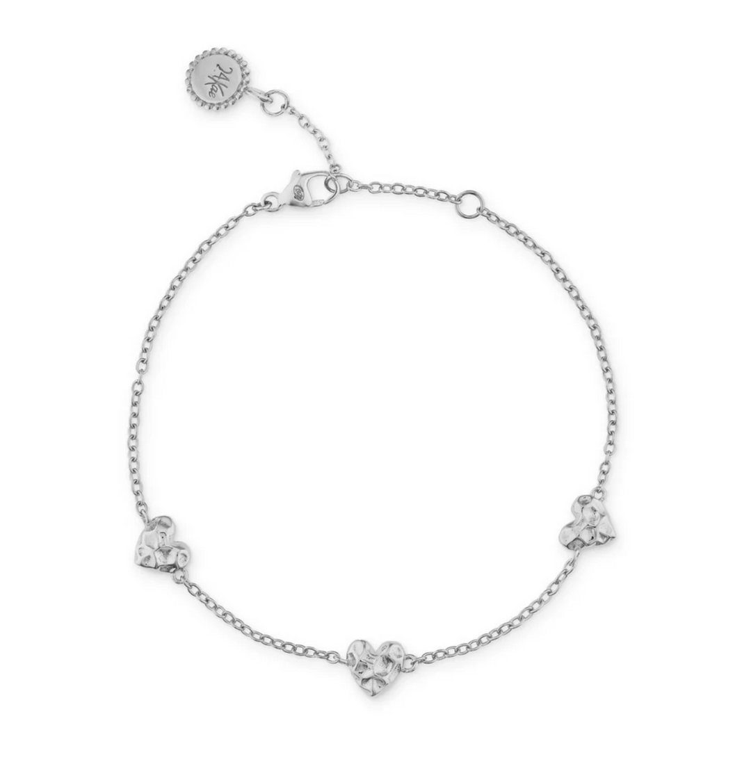 Bracelet With Structured Hearts