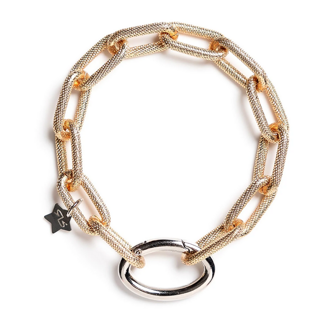 Rebecca Diva Narrow Mesh Chain Link Bracelet