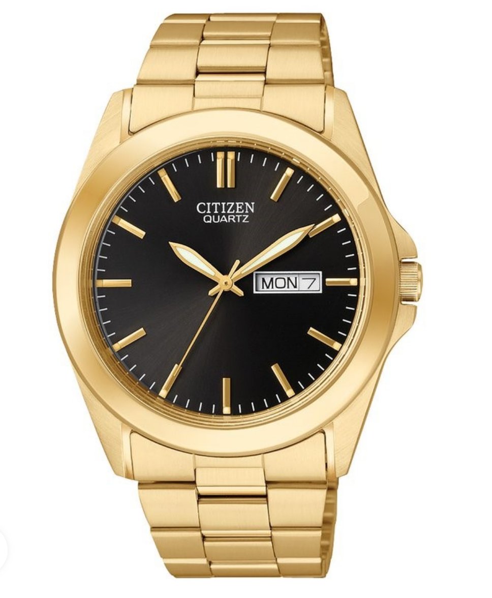 Citizen Analog Display Japanese Quartz Gold Watch