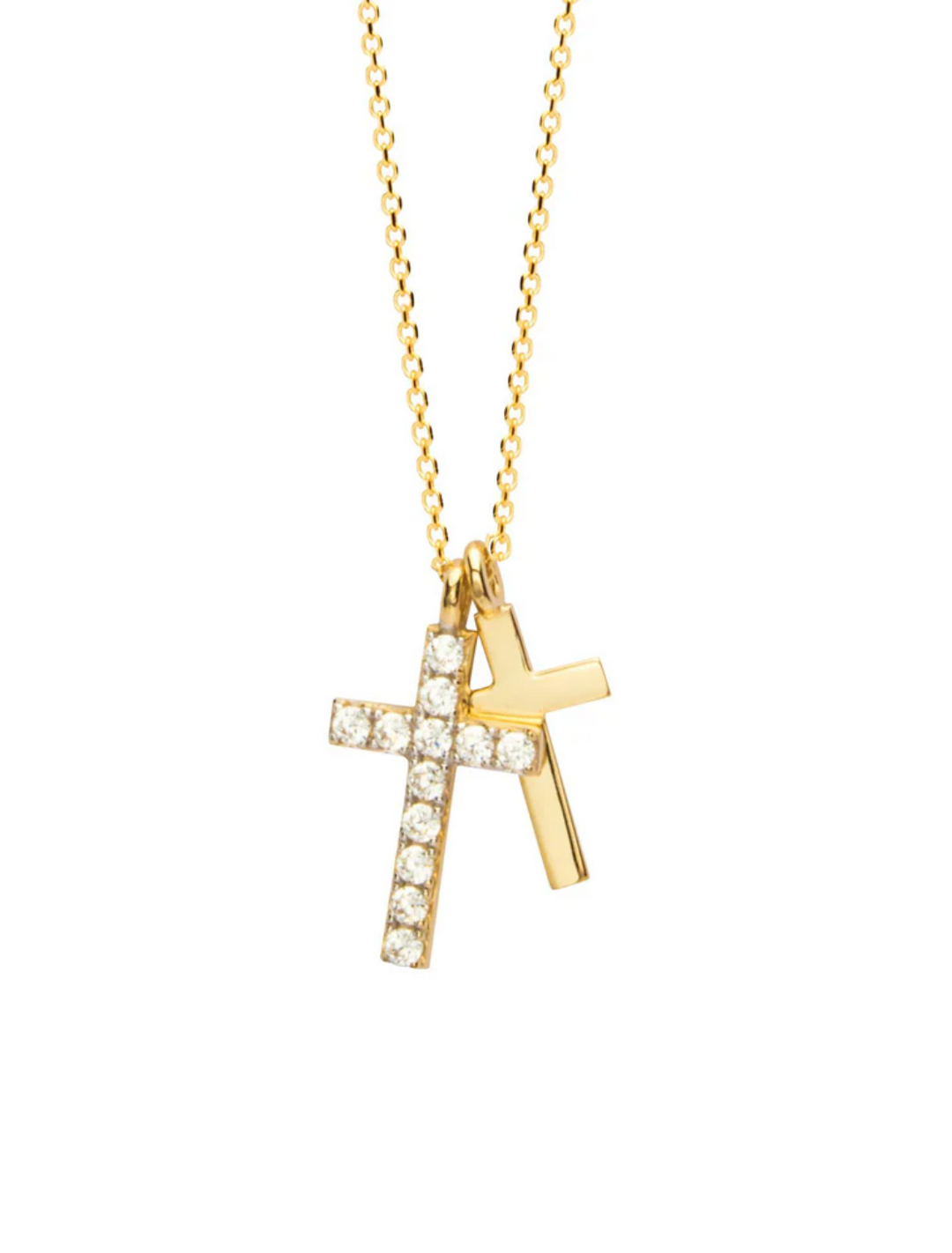 Genuine Gold Necklace Croix