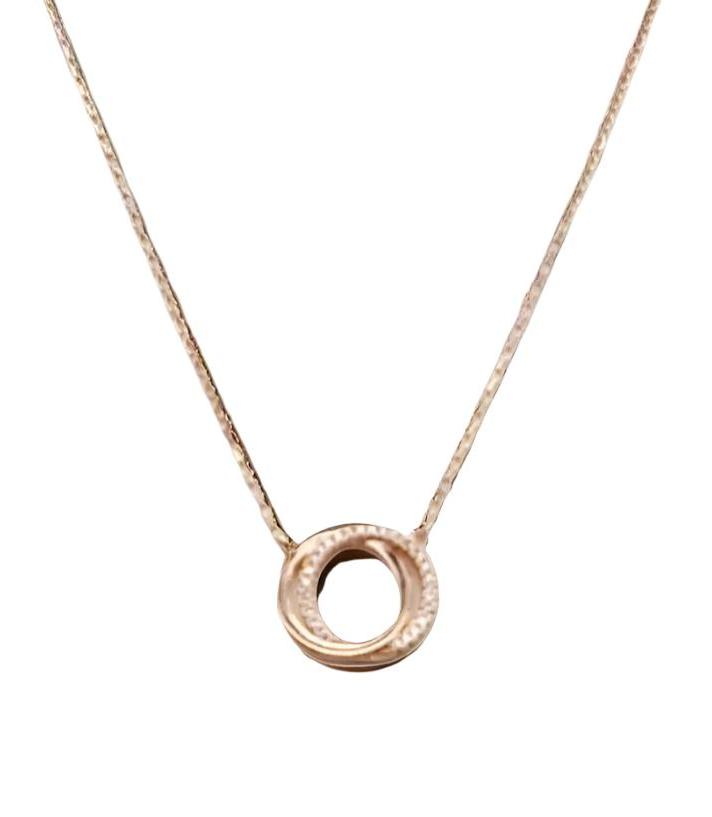 Double Circle Necklace