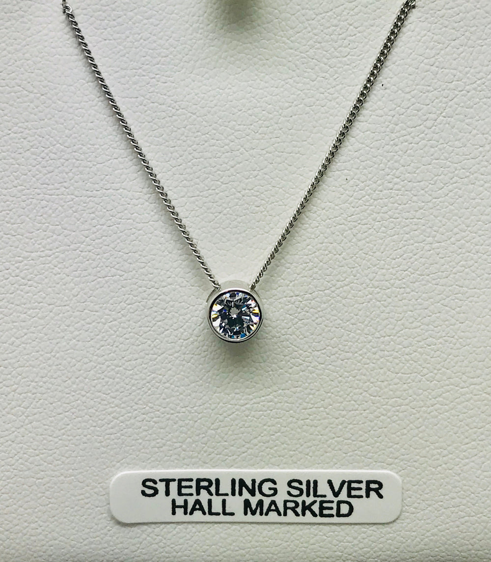 Silver Cubic Zirconia